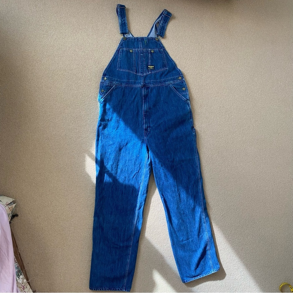 OshKosh Vestback Denim Overalls W38 L34 - Picture 2 of 13